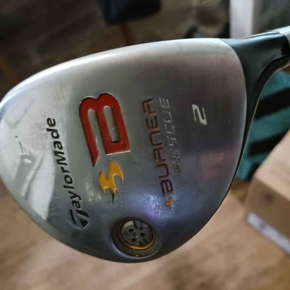 TaylorMade Burner Rescue 2 Hybrid Mens Regular Flex Black Good REAX 60 Graphite